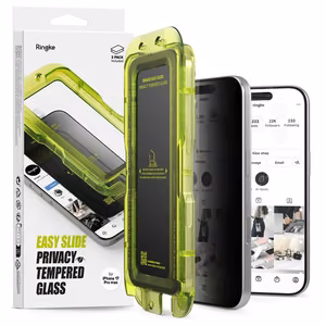 Ringke Easy Slide 2-pack Privaatsus Glass jaoks iPhone 17 Pro Max