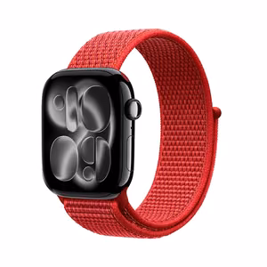 Crong Nylon Apple Watch spordirihm, 38/40/41/42 mm, Red Fusion