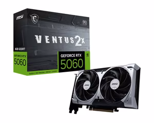 MSI GeForce RTX 5060 8G VENTUS 2X OC NVIDIA 8 GB GDDR7 graafikakaart