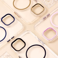 Clear Thin Mag ümbris jaoks iPhone 14 6,1" sinine