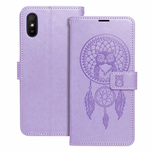 MEZZO Book ümbris jaoks XIAOMI Redmi 9AT / Redmi 9A dreamcatcher lilla
