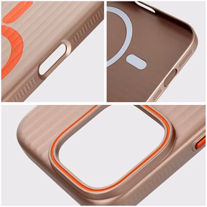Ümbris SIMPLY compatible with MagSafe jaoks IPHONE 15 Pro titanium desert