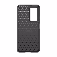Carbon Case for Xiaomi Poco F4 5G paindlik silikoonist süsinikkate must