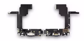 Flex jaoks iPhone 15 Pro jaoks charging connector koos microphone Sinine Titanium original (used Grade A)