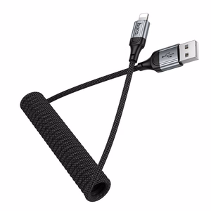 Кабель USB C – Lightning Hoco PD 27W 1,5 m X121 черный