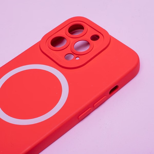 Silicon Mag case for iPhone 14 Pro 6,1" red