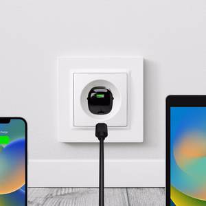 Puro 20W GaN USB-C Wall Laadija - must