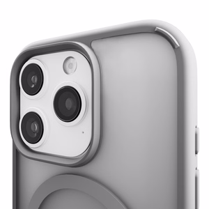 Puro Gradient MagSafe Silicone Ümbris jaoks iPhone 16 Pro Max - Hõbedane