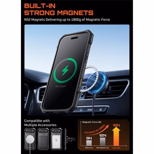 Supcase UB Grip Mag MagSafe Ümbris jaoks iPhone 17 Air - Must