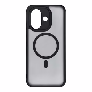 MagSafe'iga ühilduv Full Matte Mag Cover ümbris Xiaomi Redmi Note 17 4G / 5G telefonile, must