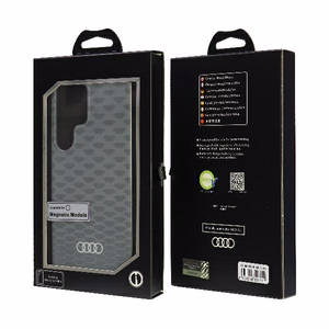 Audi IML Stitching Pattern MagSafe Ümbris S24 Ultra S928 hall/hall hardcase AU-IMLMS24U-Q5/D3-GY