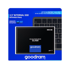 Hard drive SSD Goodram CL100 Gen. 3 960GB SATA lll 2,5