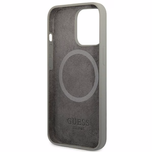 Guess GUHMP13LSPLG iPhone 13 Pro / 13 6.1" hall/hall hard ümbris Silicone Logo Plate MagSafe