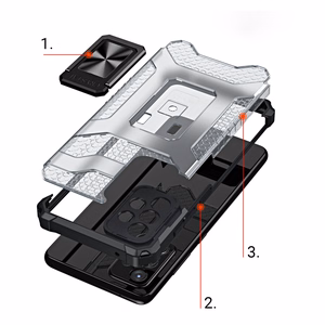Crystal Ring Case Kickstand Tough Rugged Cover for Samsung Galaxy A72 4G roheline