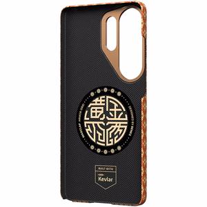 Benks Magnetic Armor Air Armor Grid Kevlar Case Metal Frame 600D (C.K.FL.SA.GD.A050) for Samsung Galaxy S26 Ultra orange
