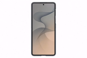 Samsung Galaxy Z Flip8 silikoonist magnetümbris rõngaga, grafiit