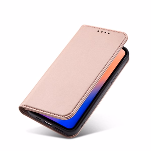 Magnetkaardi ümbris iPhone 12 Pro Max Koti kaardi rahakoti kaardihoidja roosa
