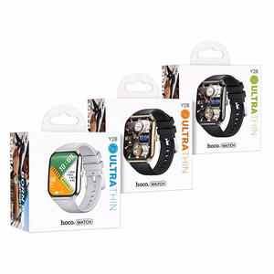 Nutikell Hoco 1,96" AMOLED IP67 kõnefunktsiooniga Y28 hõbedane