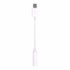 Dudao audio adapter headphone adapter from USB Type C to mini jack 3.5 mm valge (L16CPro valge)