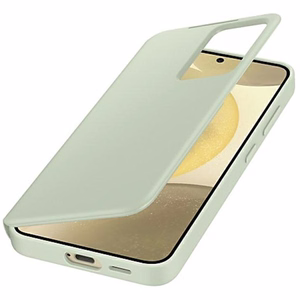 Samsung Smart View Wallet Ümbris jaoks Samsung Galaxy S24 Plus light roheline