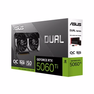 Videokaart ASUS NVIDIA GeForce RTX 5060 Ti 16GB GDDR7 128bit PCIe 5.0 1xHDMI 3xDisplayPort