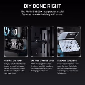 Corsair 4500X RS-R ARGB Tempered Glass Mid-Tower, Black Midi Tower