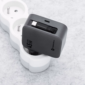 Phone laadija Forcell F-Energy GaN USB C + retractable kaabel USB C PD QC4.0 3A 45W VT-R5 hall