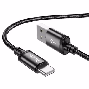 Кабель USB A to USB C Hoco 3A 1 m X89 черный