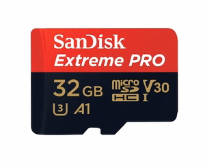 SanDisk Micro SDHC 32GB UHS-I mälukaart adapteriga