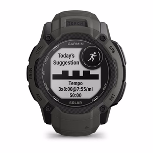 Garmin Instinct 2X Solar digitaalne GPS-nutikell, 2,79 cm (1,1"), MIP, 50 mm, 176 × 176 pikslit, puuteekraan, grafiit, satelliit-GPS