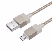 Kaabel USB A to USB C Hoco 3A 1 m X110 kuldne