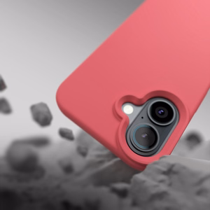 Etteri Silikoon Mag ümbris for iPhone 17 raspberry