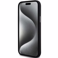 DKNY Liquid Silicone Metal Logo iPhone 15/14/13 Ümbris - Must