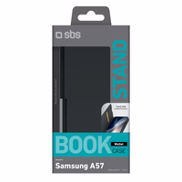 SBS Wallet Smooth ümbris Samsung Galaxy A57 klapiga - must
