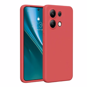 Etteri Silicone ümbris jaoks Xiaomi Redmi Note 13 4G raspberry
