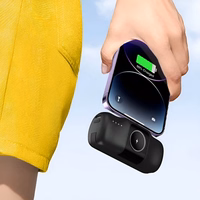 Power Bank Wozinsky "WF16-YLS" must (juhtmevaba laadimine 15W) + integreeritud Type-C ühendus