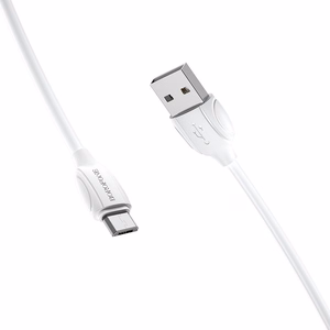 USB cable Borofone BX19 USB-A to MicroUSB 1.0m white