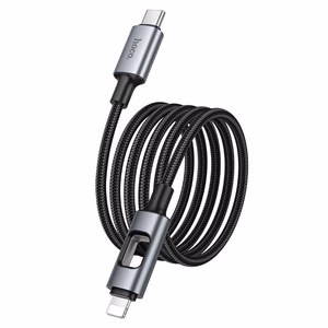 LED Kaabel USB C to Lightning Hoco PD 27W 1,2 m U144 must