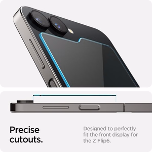 Spigen Glas.tR EZ Fit Karastatud klaas jaoks Samsung Galaxy Z Flip 6 - 2 pcs.