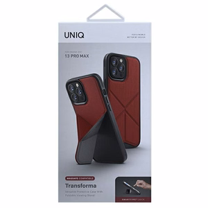 Uniq Transforma MagSafe ümbris iPhone 13 Pro Max'ile - punane