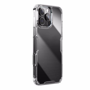Чехол Nillkin Nature Pro для iPhone 16 Pro - прозрачный и белый