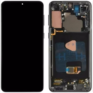 LCD ekraan Samsung G996 S21 Plus puuteekraani ja raamiga Phantom Black OLED (tegelik suurus)