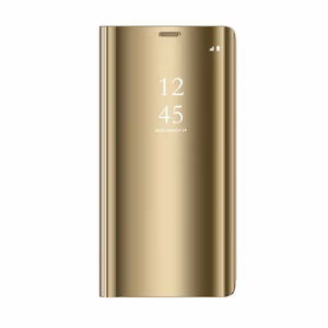 Smart Clear View ümbris jaoks Samsung Galaxy S23 FE kuldne