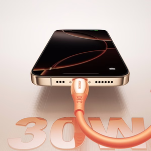 Joyroom S-A59 Vibrant Series 30W USB-C - Lightning kaabel 1.2m - oranž