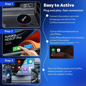 Carlinkit HD2CP-PRO Carplay&Android juhtmevaba adapter