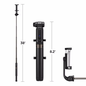 selfikepike Spigen S540W Bluetooth koos statiiv - must