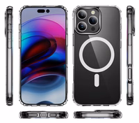 Perfectionists läbipaistev Mag Ümbris Apple iPhone 14 Pro Max läbipaistev