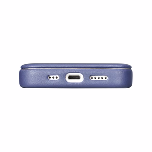 iCarer CE Premium Leather Folio Case iPhone 14 Plus Magnetic Flip Leather Folio Case MagSafe Light Purple (WMI14220715-LP)