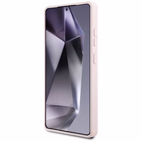 Karl Lagerfeld Silicone Graffiti Ikonik Printed Logo MagSafe Ümbris jaoks Samsung Galaxy S25 Ultra - roosa