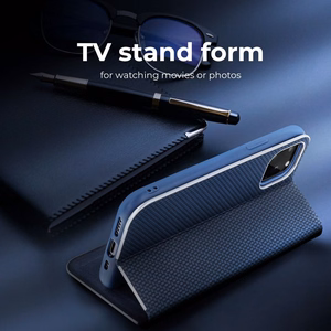 Flip чехол для Samsung A52 5G / A52 LTE ( 4G ) / A52s 5G Luna Book Carbon синий